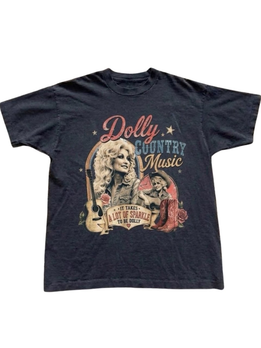 Black Dolly Country Music Graphic Tee